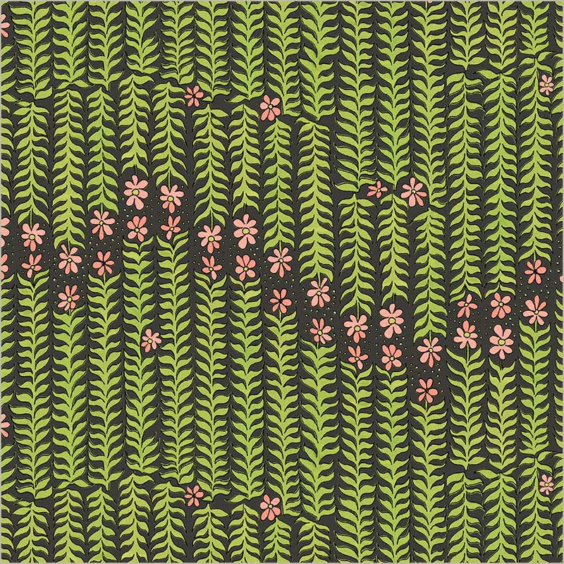 Petal and Pollen Stem to Stem in Charcoal| by Laura Heine | Flowers on Main