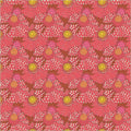 Polka Flower in Crimson | Sunshine | Sally Kelly