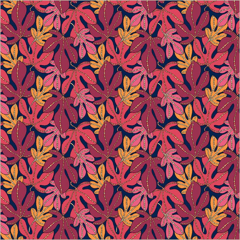 Monstera in Indigo | Sunshine | Sally Kelly