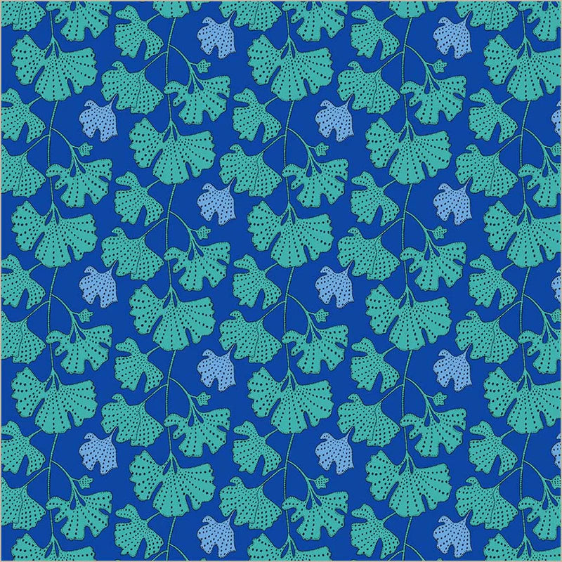Gingko in Cerulean | Sunshine | Sally Kelly