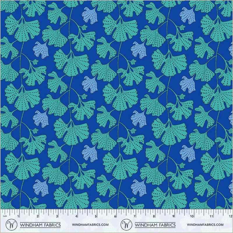 Gingko in Cerulean | Sunshine | Sally Kelly