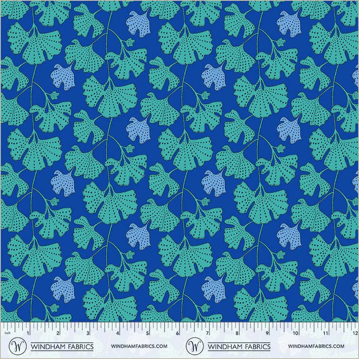 Gingko in Cerulean | Sunshine | Sally Kelly