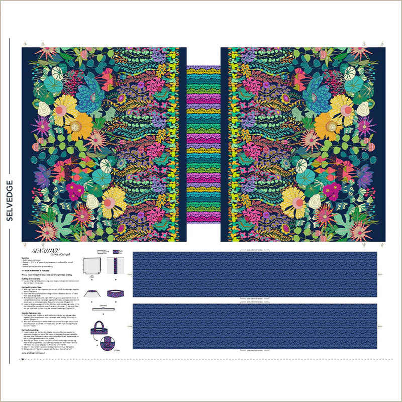 Sunshine Canvas Carryali in Multi | Sunshine | Sally Kelly | | Price per Panel