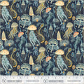 Jellyfish Field in Deep Blue | Katharine Quinn | Deep Blue
