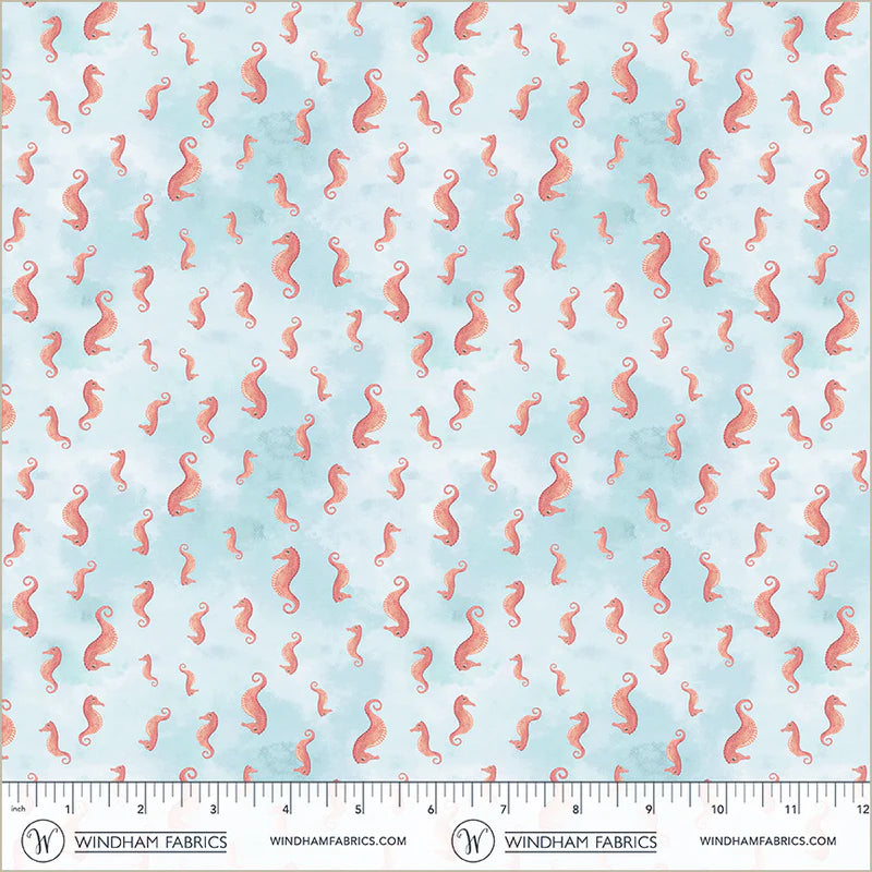 Seahorses in Aqua | Katharine Quinn | Deep Blue