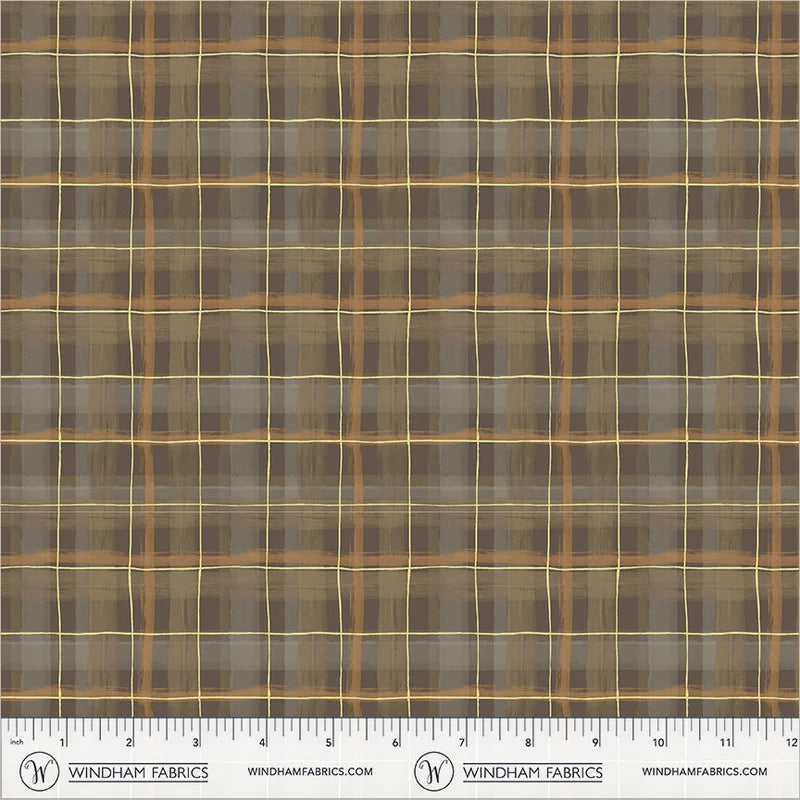 Cabin Plaid in Acorn | Whistler Studios | Wanderwoods