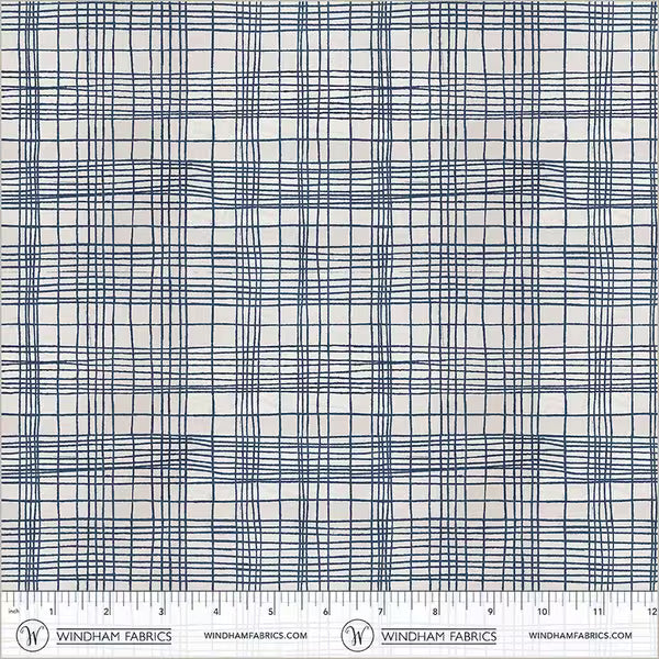 String Theory Plaid in Nautical| The Plaid One | Marcia Derse