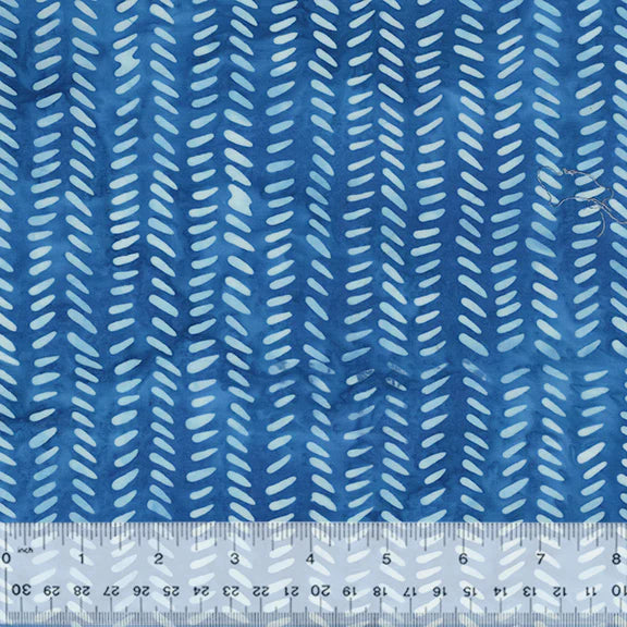 Stripes in Blue | Anthology Fabrics | Indigo Batiks Vol 2