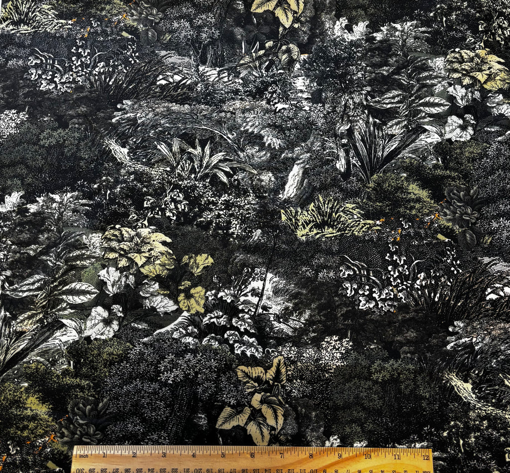 Dark Nature Toile  | Microfiber