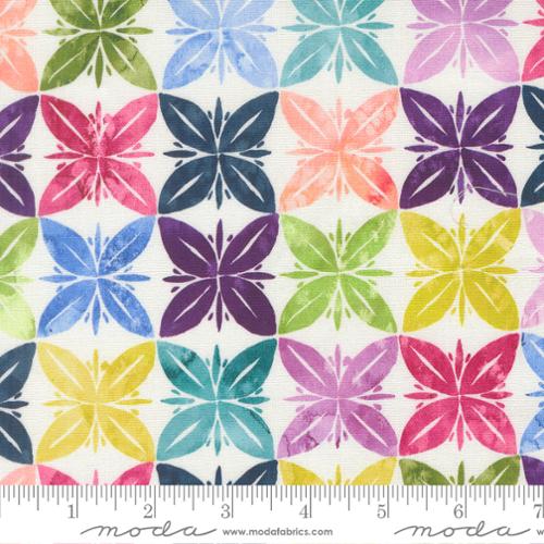 Slow Stroll Canvas Watercolor in Rainbow | Create Joy Project | Solstice Canvas | Ruby Star Society
