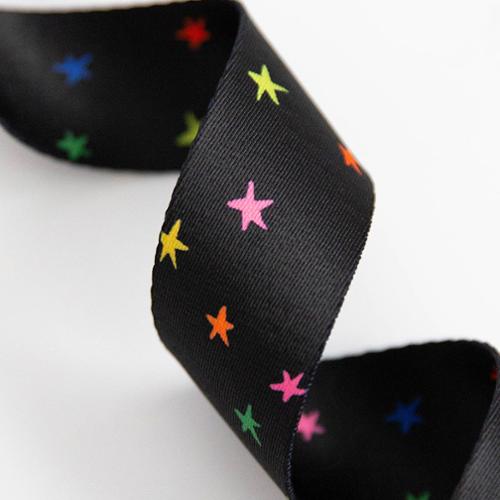 Webbing 1.5"  Starry VIvid Black  |  Stitch Supply #25 | By the yard