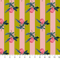 Apples in Chartreuse | Rosa | by Adriana Picker | Figo Fabrics