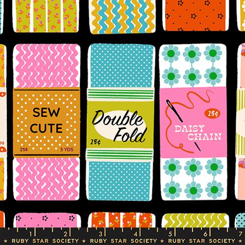 Sew Cute in Soft Black | Ruby Star Society | 1 800 Notion
