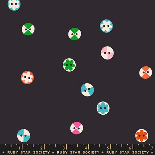 Buttons in Soft Black | Ruby Star Society | 1 800 Notion