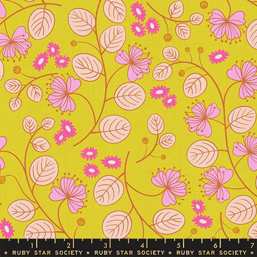 Lofi Linens Citron RS1133 15CL, Rashida Coleman Hale, Ruby Star Society