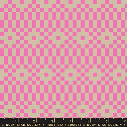 Lofi Linens Neon Pink RS1136 25CL, Rashida Coleman Hale, Ruby Star Society