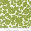 London Damask Floral in White Leaf | Camille Roskelley | Bloomsberry
