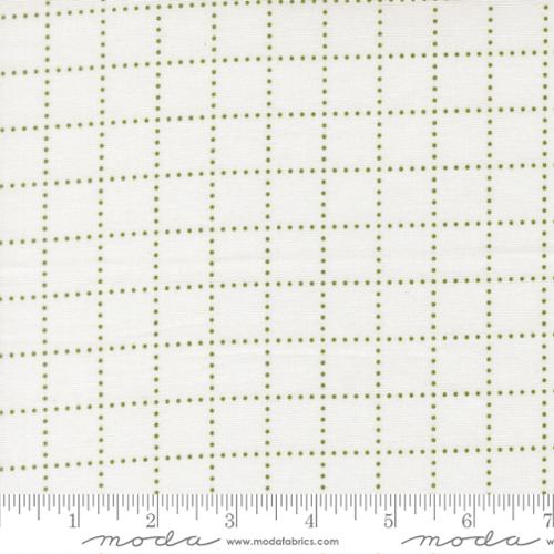 Stroll Checks and Plaids in White Green | Camille Roskelley | Bloomsberry