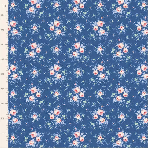 First Kiss in Denim | Tone Finnanger | Tilda Fabrics | Something Blue
