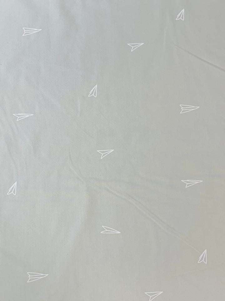 Green Planes Shirting | Cotton