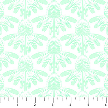 Coneflower in Mint | Anna Maria Parry | Indelible: Soft