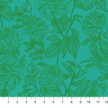Peony in Jade | by Anna Maria | Indelible Collection