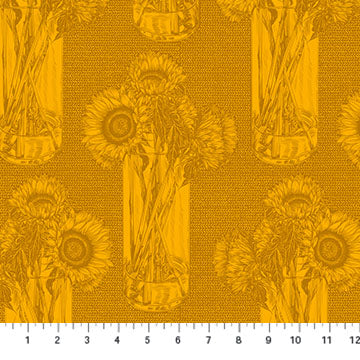 Sunflowers in Saffron | by Anna Maria | Indelible Collection