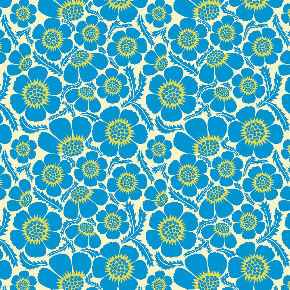 Prickly - Cerulean || Clean Cut by Anna Maria