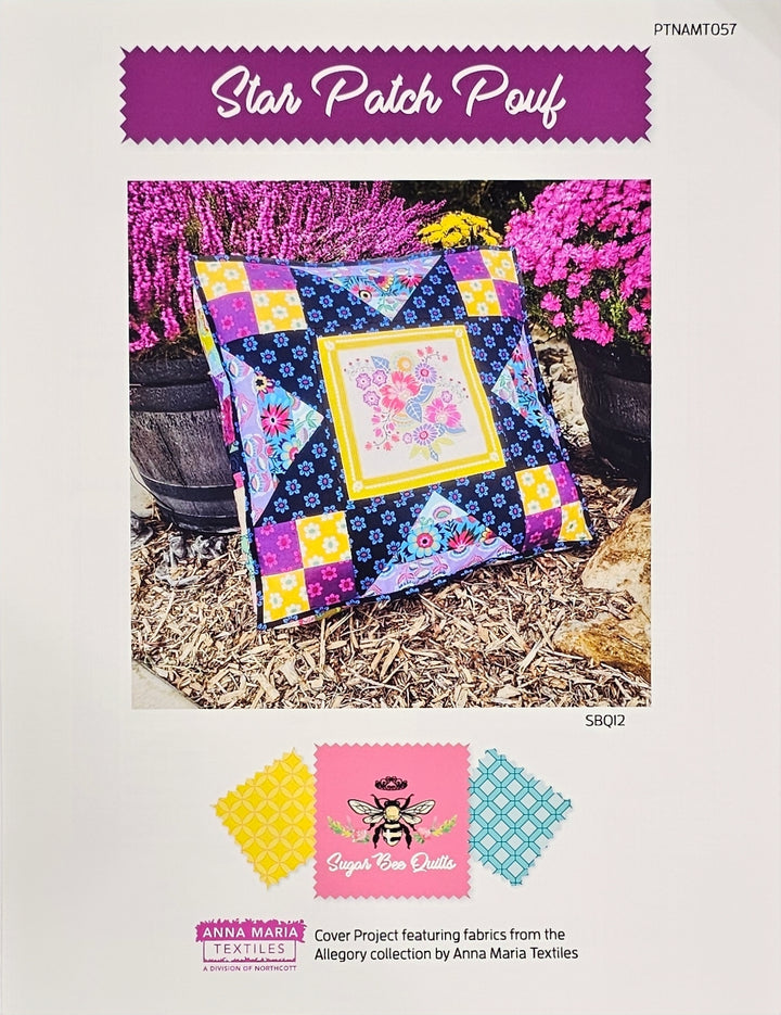 Star Patch Pouf Patterns Book | by Anna Maria Parry | Allegory Collection