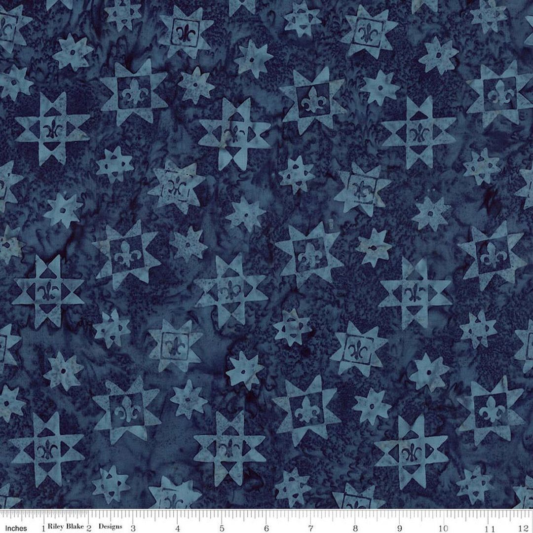 Stone Blue | Tara Reed | Batiks Around The World-Paris