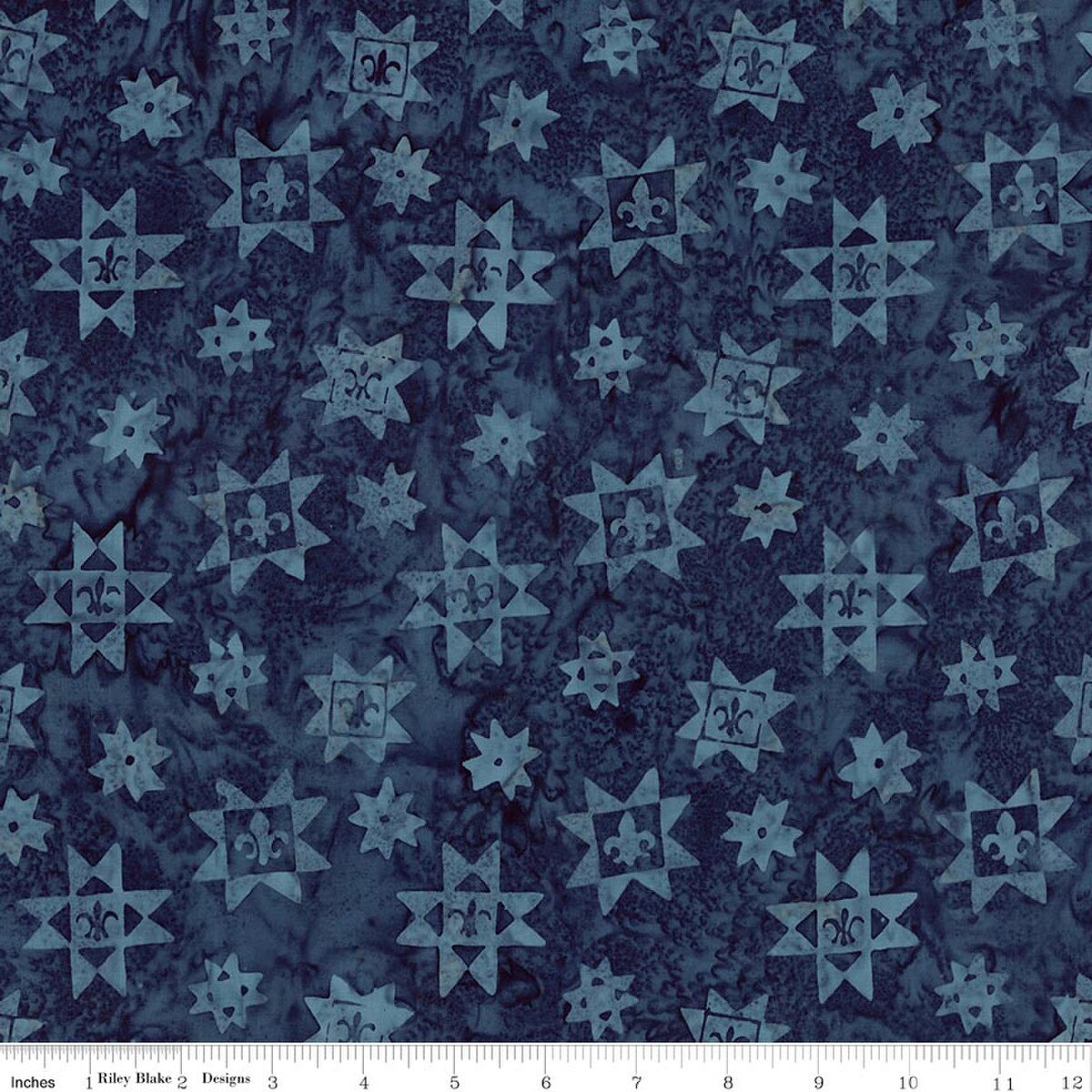 Stone Blue | Tara Reed | Batiks Around The World-Paris
