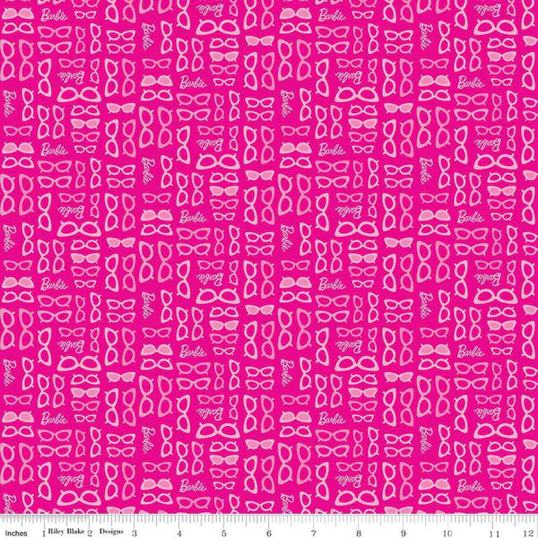 Glasses Hot Pink | BarbieTM World Barbie | Riley Blake Designs