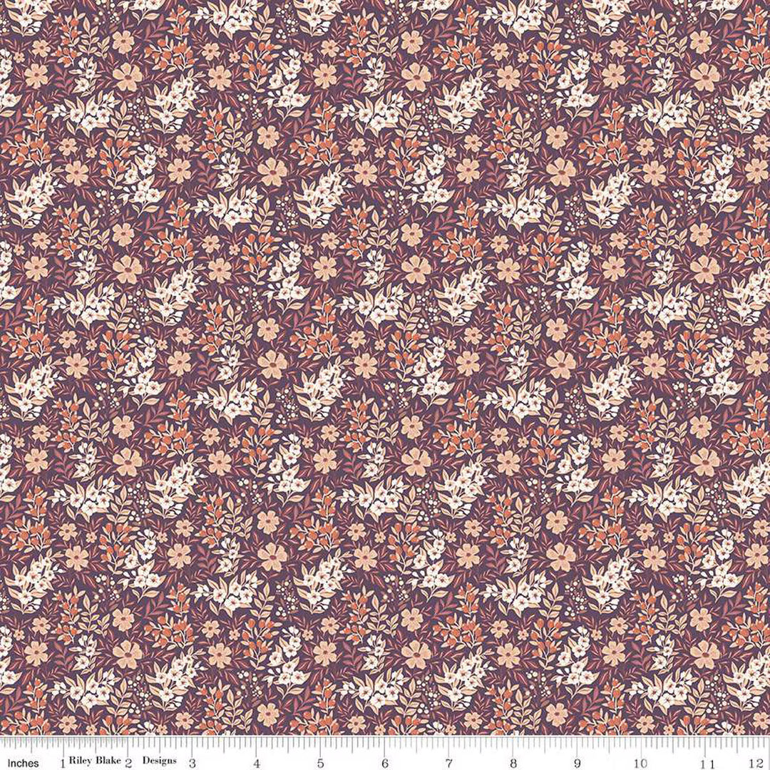 Ditsy in Floral Purple | Modern Prairie |  Evening on the Prairie
