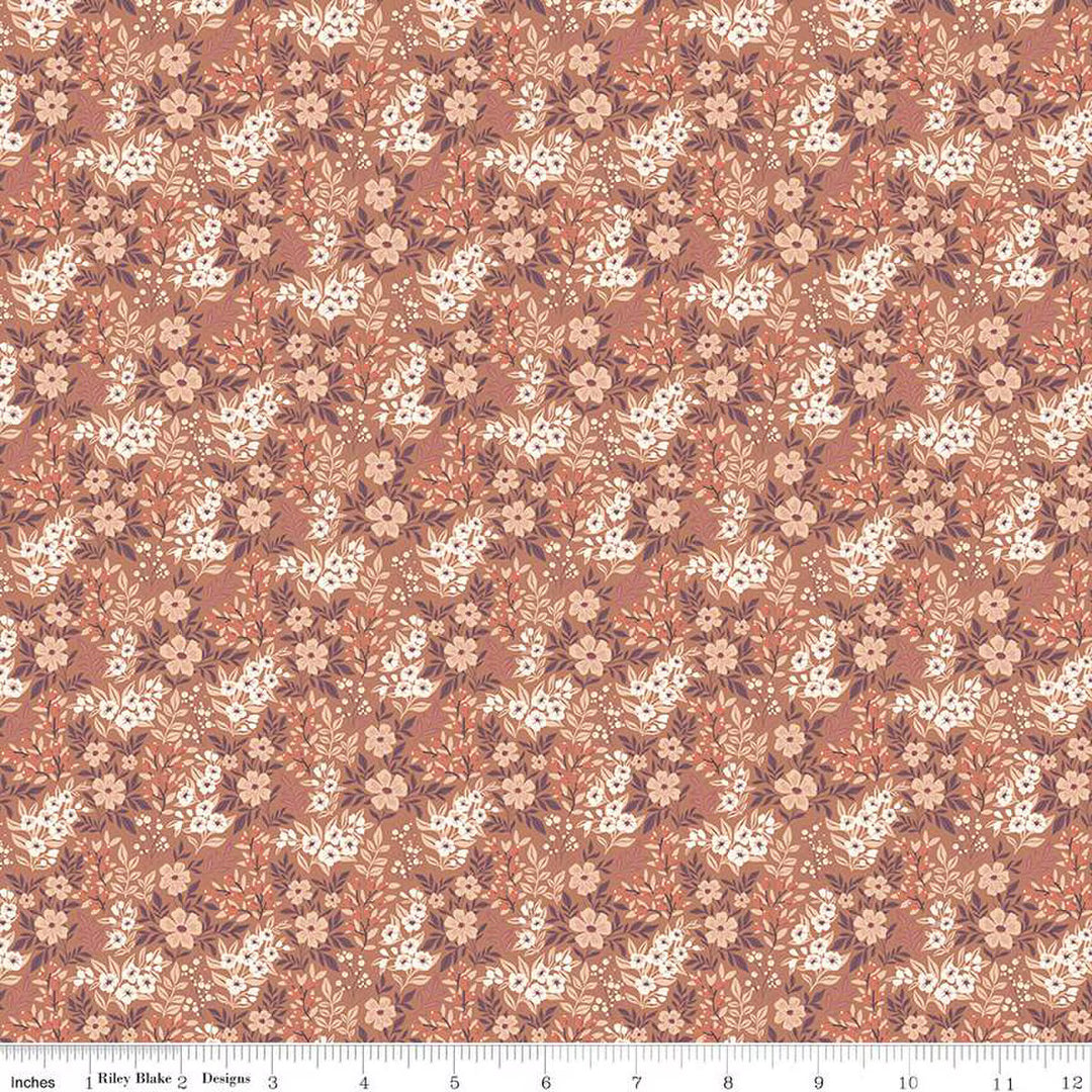 Ditsy in Floral Umber | Modern Prairie |  Evening on the Prairie