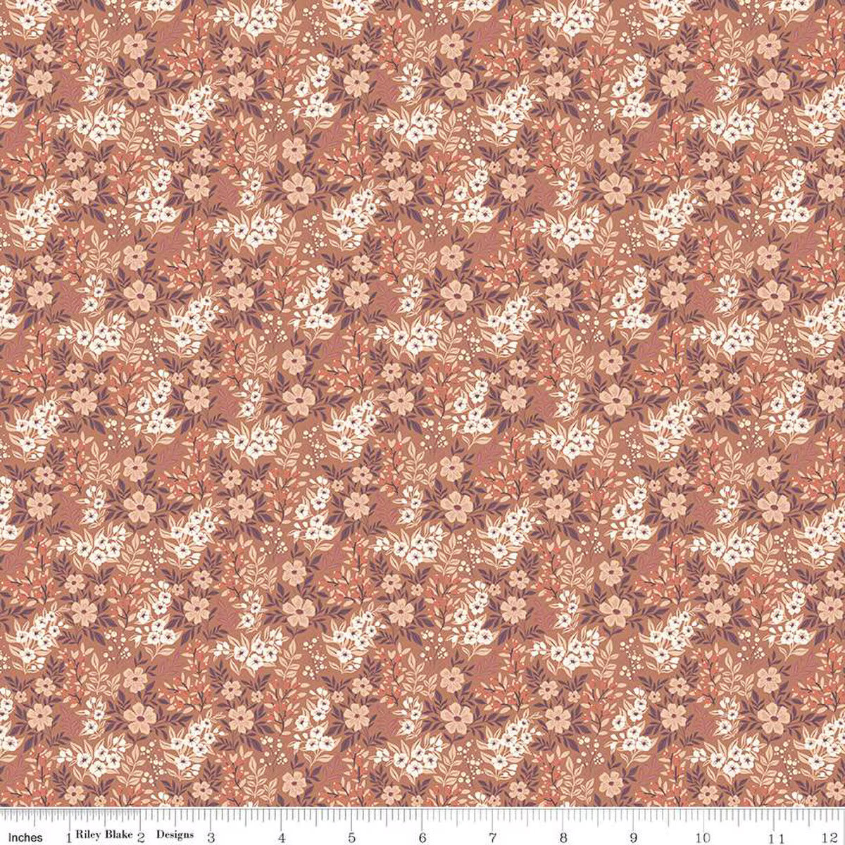 Ditsy in Floral Umber | Modern Prairie |  Evening on the Prairie