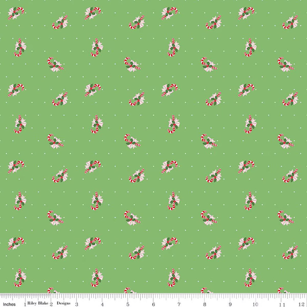 Candy Cane in Toss Green | Melissa Mortenson |  Claus & Co.