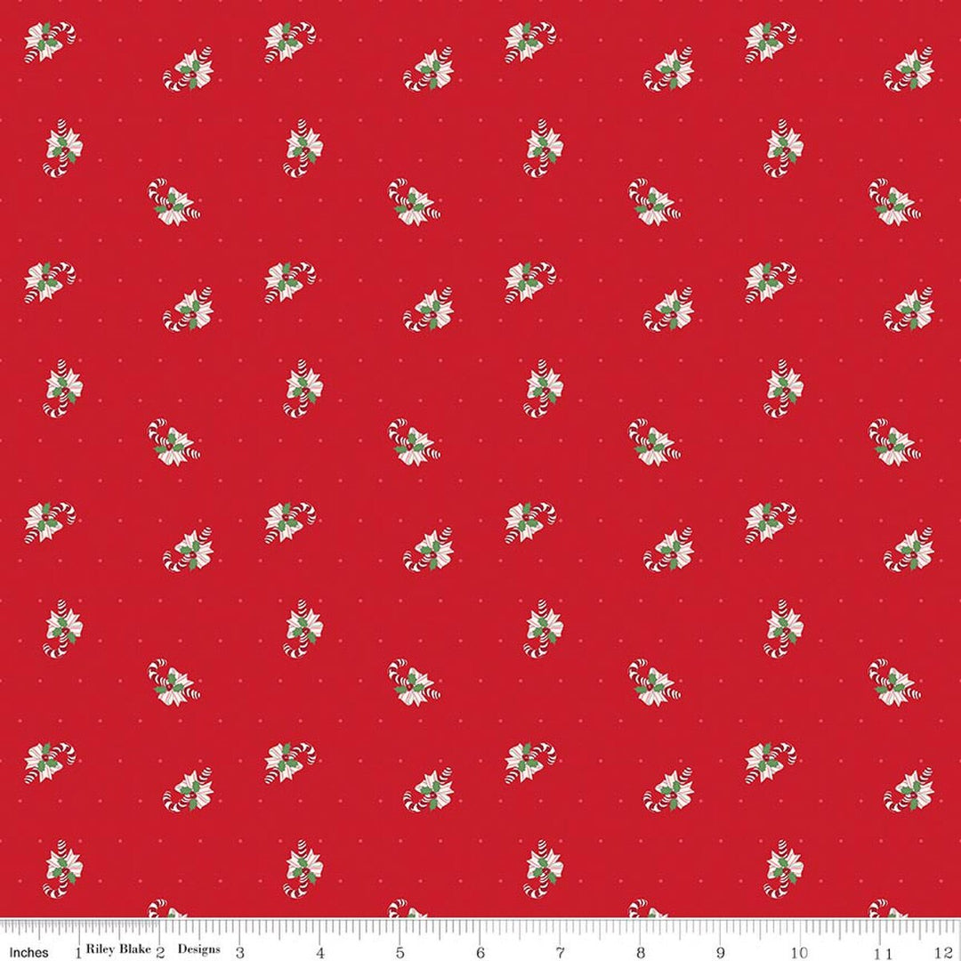 Candy Cane in Toss Red | Melissa Mortenson |  Claus & Co.