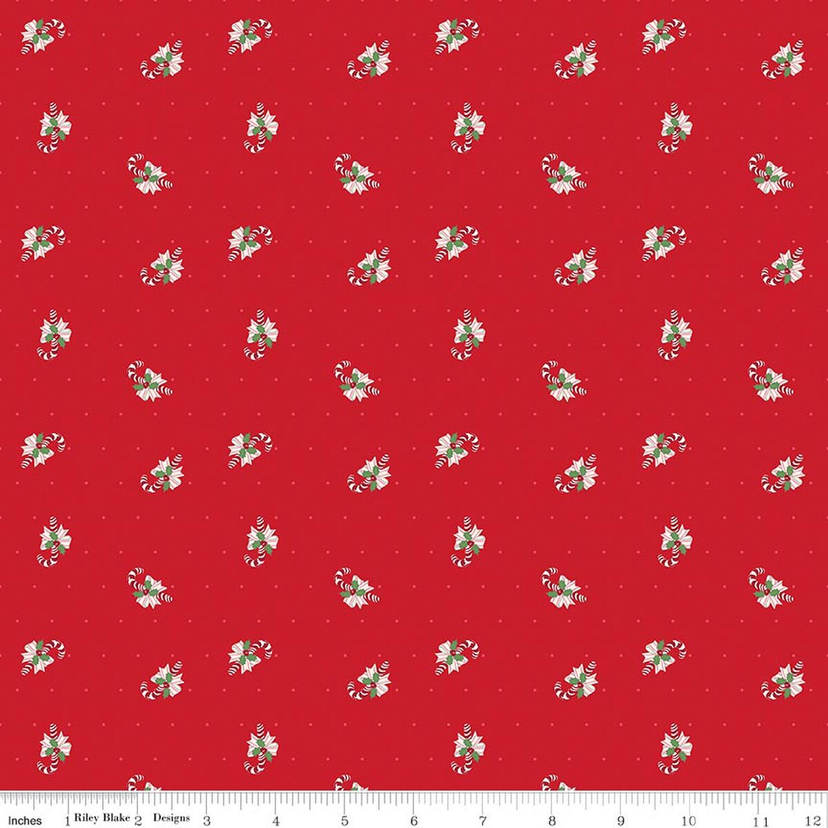 Candy Cane in Toss Red | Melissa Mortenson |  Claus & Co.