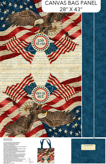 Bag Beige in Multi  | America 250-Stonehenge | Per Bag Design