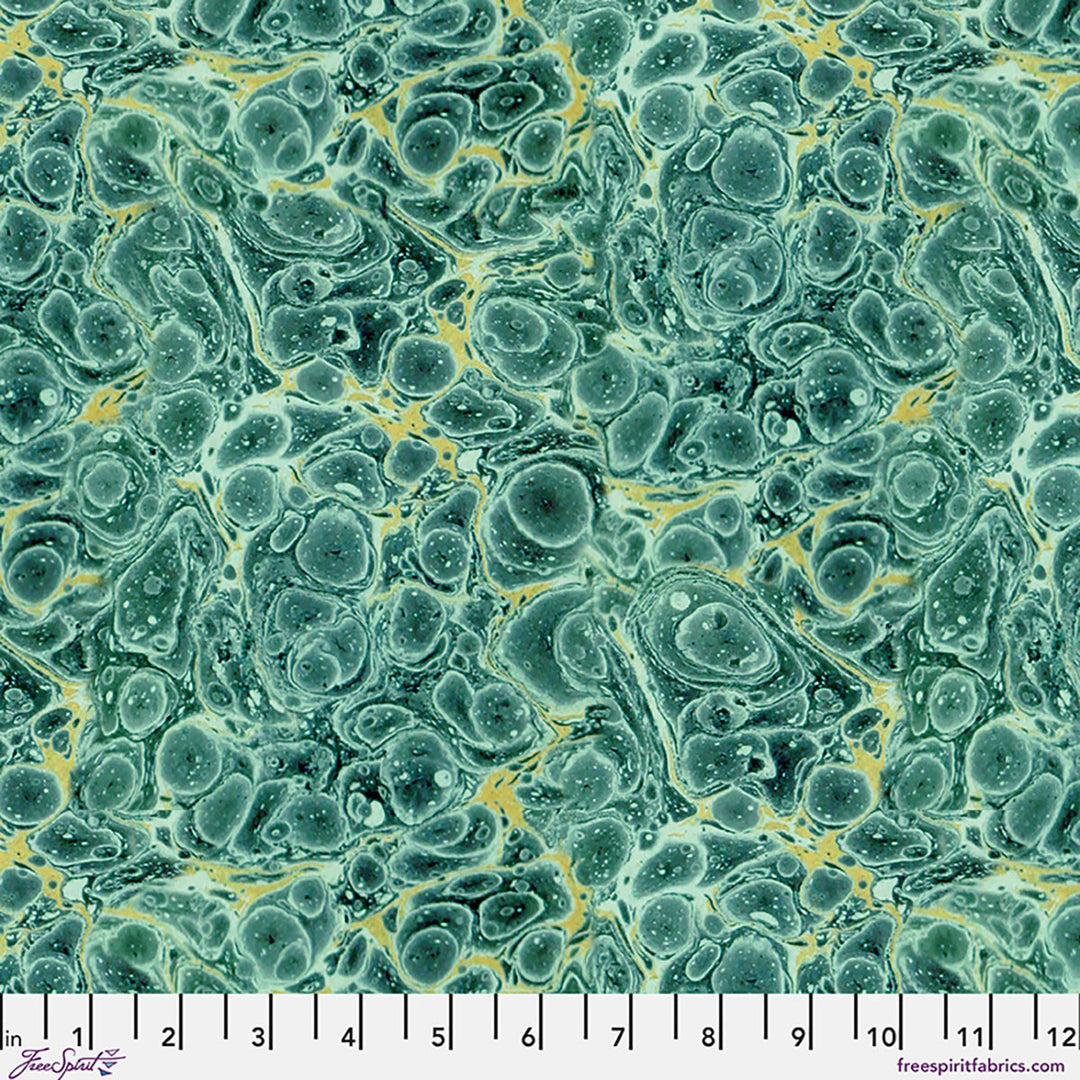 Marble Canvas in Teal | Tim Holtz | Palette Canvas Cloth Collection