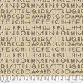 Typography Canvas in Charcoal | Tim Holtz | Palette Canvas Cloth Collection