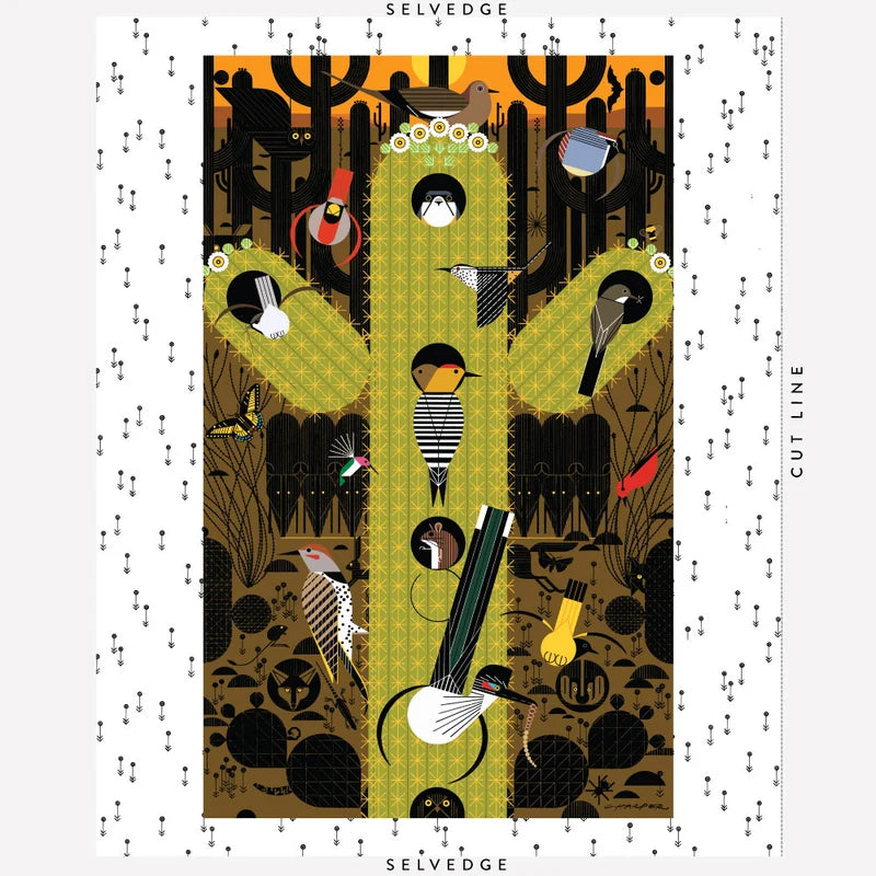 The Desert Poster Panel, NEW 2026! | Charley Harper | The Desert
