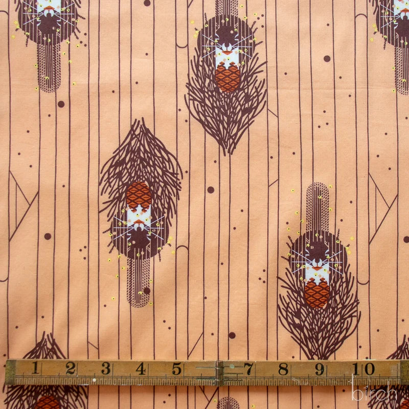 Sierra Squirrel Poplin | Charley Harper | Sierra Range
