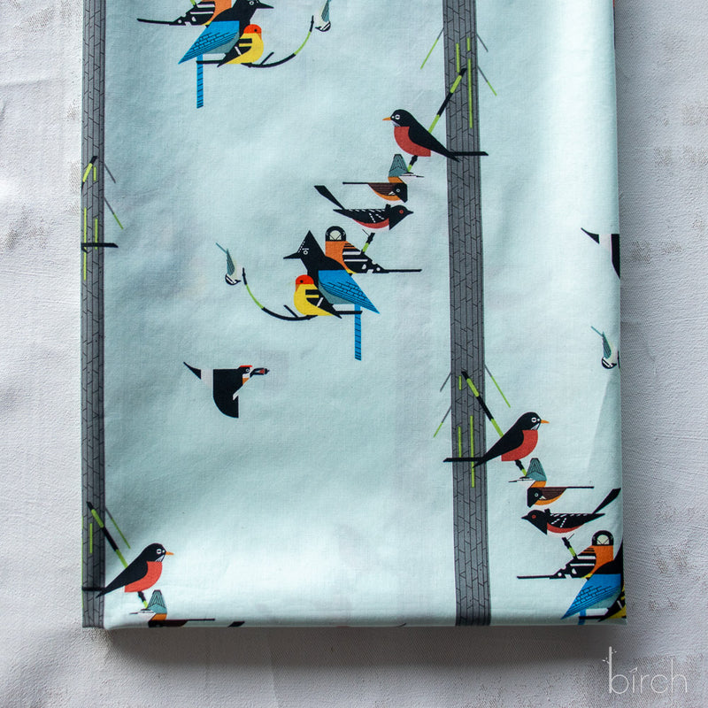 Birds on Pine Poplin | Charley Harper | Sierra Range