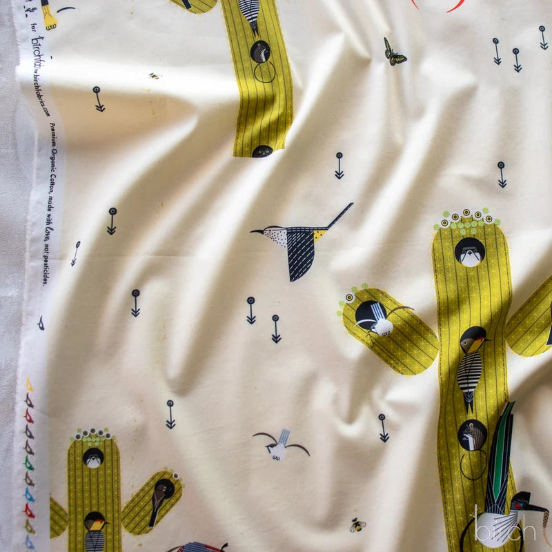 Cactus Field Poplin | Charley Harper | The Desert
