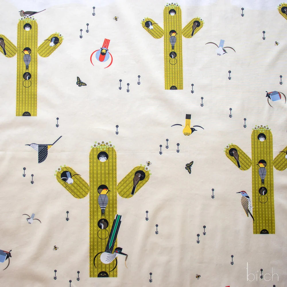 Cactus Field Poplin | Charley Harper | The Desert