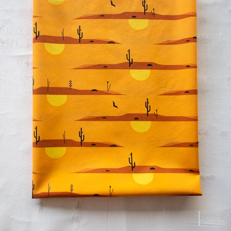 Desert at Dusk Poplin | Charley Harper | The Desert