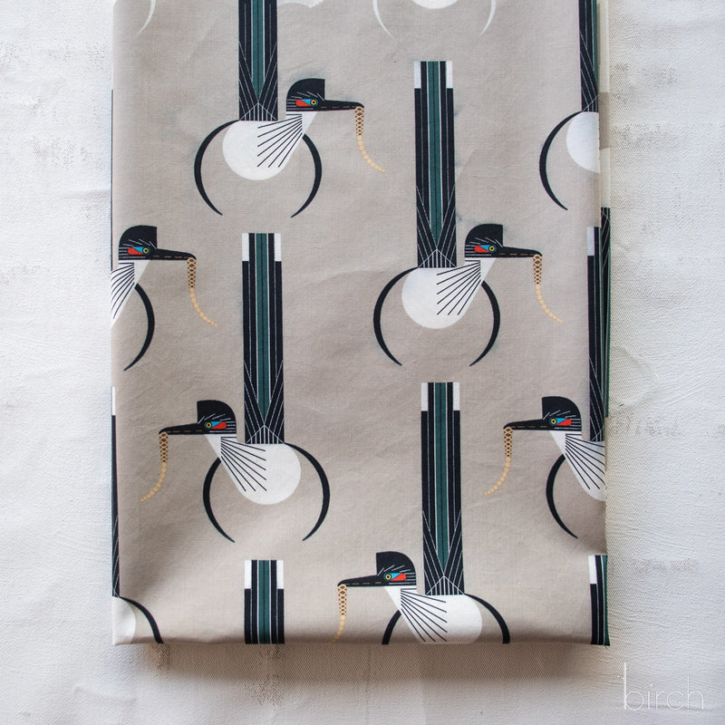 Road Runner Poplin | Charley Harper | The Desert
