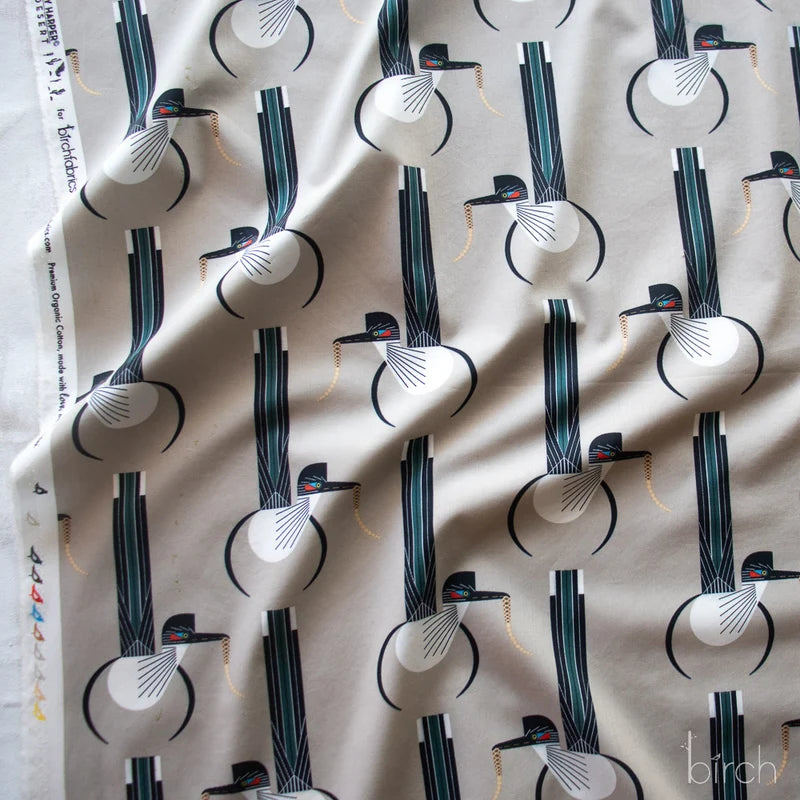 Road Runner Poplin | Charley Harper | The Desert
