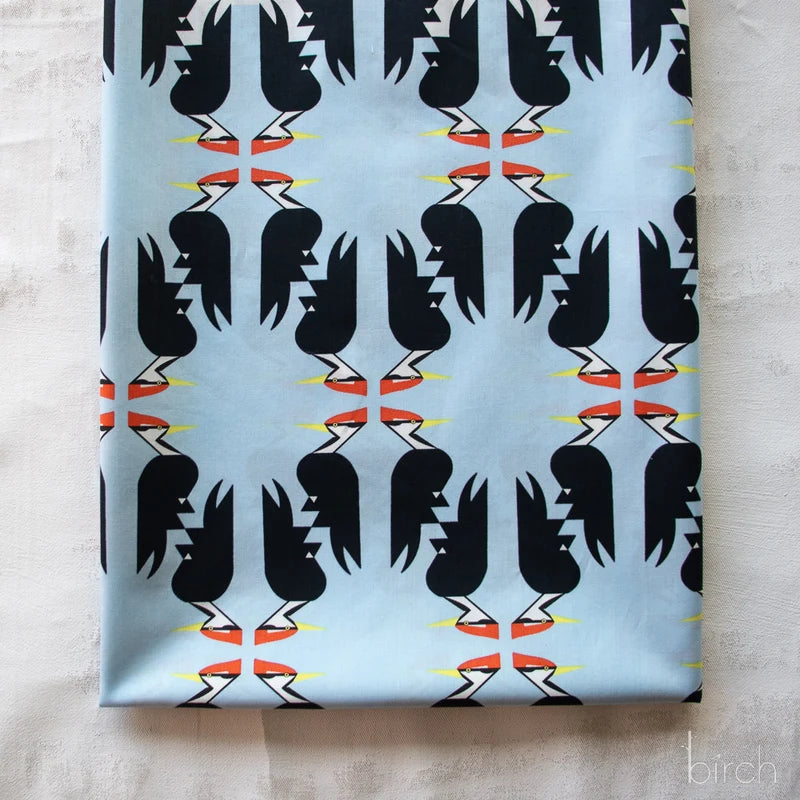 Woodpeckers Blue | Charley Harper | Woodland Wonders